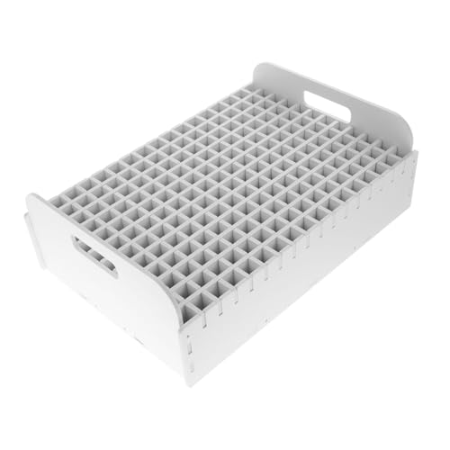 SHINEOFI Marker- Markierungsbehälter Organisator Von Schulbedarf Schreibtisch Organizer Für Marker-Organizer Für Den Schreibtisch Desktop-Speicher Hölzern Weiß von SHINEOFI