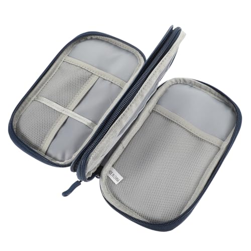 SHINEOFI Multifunktionale Kabeltasche Elektronik Organizer Tasche mit Großer Kapazität Strapazierfähiges Material Tragbar für Reise Business Camping und Outdoor Passend für Ladegeräte von SHINEOFI