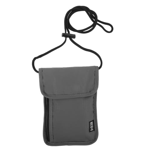 SHINEOFI Reise-brustbrieftasche Aus Nylon Für Männer Und Frauen Dokumenten-Organizer Mit Verstecktem Reisepasshalter RFID-sicher Für Pässe Tickets Und Bargeld Für Internationale Reisen von SHINEOFI
