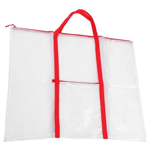 SHINEOFI Posterkartontasche Diagramm-Einkaufstasche Die Einkaufstasche Kunstwerk Tasche Geldbeutel Tasche Mit Kunstwerken Tragetasche Organisatoren Reißbrettträger Plakathalter Rot Plastik von SHINEOFI