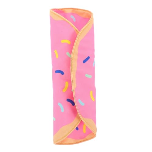 SHINEOFI Rollen Donut-Federmäppchen Lagerung Tasche Federmäppchen mit großem Fassungsvermögen für Pencil case rollmäppchen rechenmäppchen schöner Bleistifthalter Donut-Stifthalter Segeltuch von SHINEOFI