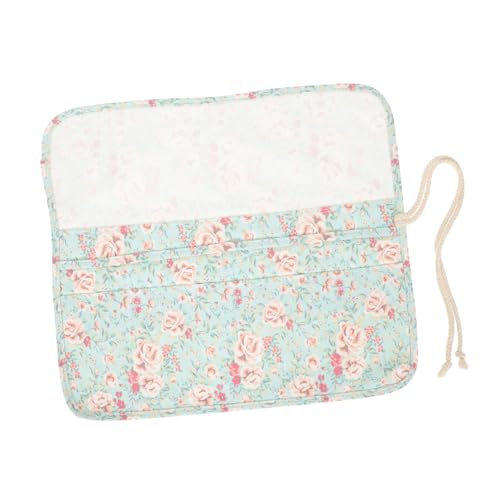 SHINEOFI Rollpinseltasche Buntstifte Make Up Tasche Tragetasche Tablet Halter Malstifteetui Klares Papier Schwamm Faltbar Bunte Stifte Füllfederhalter Bleistifte Bleistifttasche von SHINEOFI
