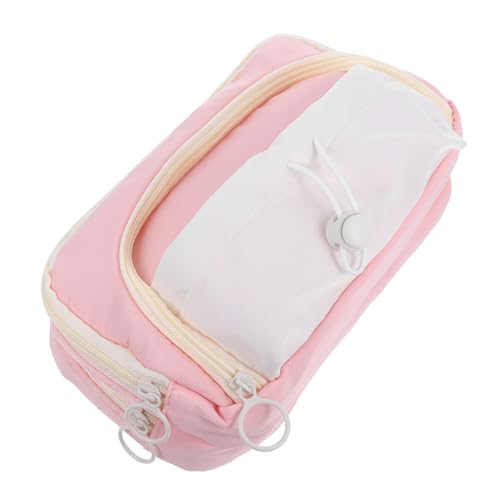 SHINEOFI Stifttasche Groß Bleistift Organizer mit Viel Stauraum Mehrschichtige Aufbewahrungstasche für Schreibwaren für Büroangestellte von SHINEOFI