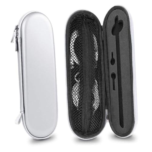 SHINEOFI Stylus-Stift-etui Kompatibel Mit Apple Pencil Und Ladekabelhalter Aufbewahrungsetui Aus Langlebigem Material Mit Abnehmbarem Schwamm Für Stiftspitze Netztasche Für Zubehör Weiß von SHINEOFI