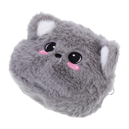 SHINEOFI Süßer Tier-münzgeldbeutel Aus Plüsch Cartoon-Koala-Form Kleiner Kartenhalter Aufbewahrungsbeutel Für Kleingeld Münzen Flauschiges Material Sanft Und Langlebig von SHINEOFI