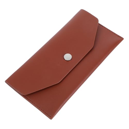 SHINEOFI Wiederverwendbares Geldbörsenetui für Damen PU Budgetumschlag mit Knopfverschluss Praktisch für Hochzeiten Geburtstage Täglichen Gebrauch von SHINEOFI