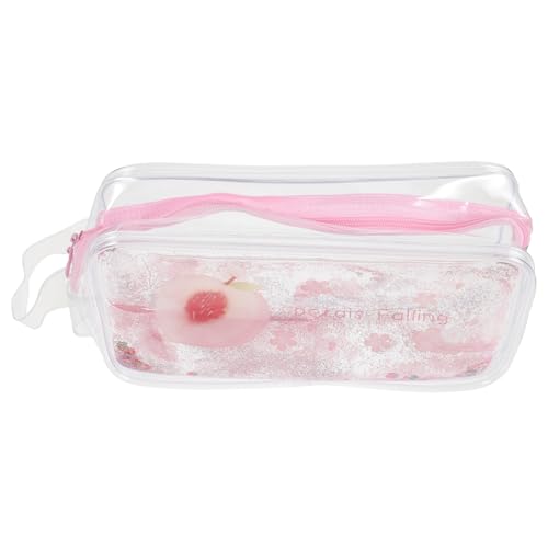 SHINEOFI entzückender Stifthalter löschbare Gelstifte Münze Mini-Schminktasche Kordelstring Kabel federmäppchen Kosmetiktasche Cartoon Bleistiftkoffer Aufbewahrungstasche für Stifte PVC von SHINEOFI