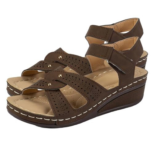 1 Paar Bogenstütze Sandalen: Die Sandalen von dieser Damen verfügen über eine haltbare Sohle mit gemusterten Mustern, um den Boden fest zu erfassen. Innensohle liefert und reduziert Fußdruck, Kaf 1 Paar Bogenstütze Sandalen: Die Sandalen von dieser Damen verfügen über eine haltbare Sohle mit gemusterten Mustern, um den Boden fest zu erfassen. Innensohle liefert und reduziert Fußdruck, Kaf von SHINROAD