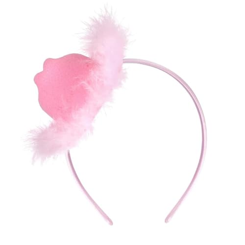 Anti-Falten-Cowgirl-Accessoire Pink Hut Stirnband mit Mini Cowboy Dekor Langlebige Deformation-resistente Haare Reifen Charming Western für alltägliche Outfits B von SHINROAD