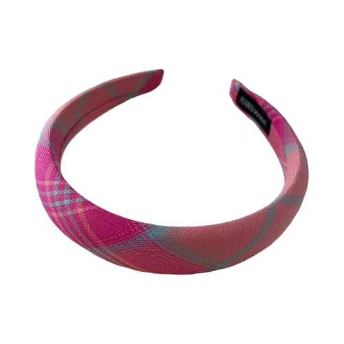 Anti-Slip-Mädchen Stirnband gepolstert Frauen karierte leichte Haarzubehör für Herbst Winter verstellbare Foto-Requisiten A Anti-Slip-Mädchen Stirnband gepolstert Frauen karierte leichte Haarzubehör für Herbst Winter verstellbare Foto-Requisiten A von SHINROAD