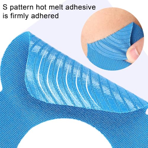 Athletic Tape Hohe Elastizität bequeme kinesiologische vorgeschnittene wasserdicht Hellblau 1pc von SHINROAD