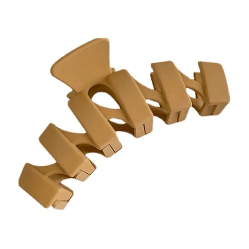 Big Hair Clip Geschenk Mode Frauen große Haarklaue Barrette Khaki von SHINROAD