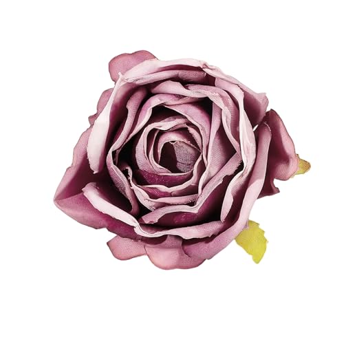 Blumen-Haarspange, elegante Haarnadel, Kunstblumen-Dekor, Haarnadel, rutschfeste Haarspange für Damen und Mädchen, Violett von SHINROAD