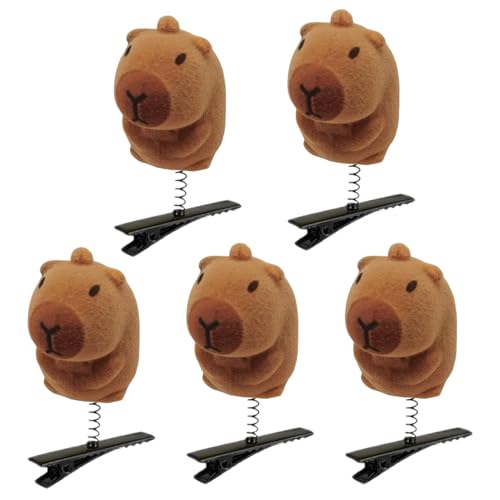 Capybara Design Haarnadel Niedlich Sicher hier ist ein Produkttitel für die Auflistung von 5 Stück Cartoon-Puppe mit Sonnenbrille Haarnadeln Federklammern Frauen A 5pcs von SHINROAD
