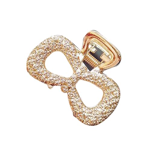 Damen-Haarspange, Haarschmuck, klassische Schleife, rechteckig, Herz, Mond, Ellipse, weibliche Klauenklammer E von SHINROAD