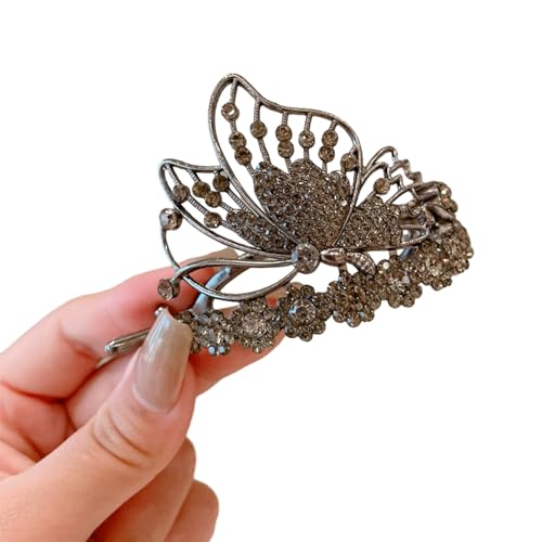 Elegante Haarnadel Quaste Haarnadel mit Strass Faux Perle Fee Fisch Schwanz Blume Design Elegante Haarspange Frauen Haar Zugang G von SHINROAD