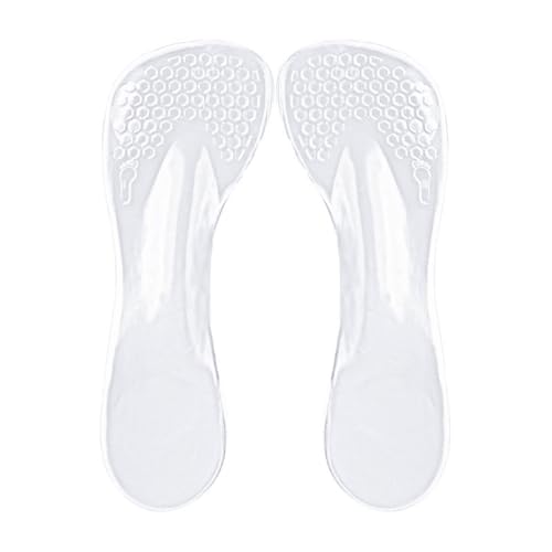 Ergonomische Bogenstütze Einlegesohlen High Heel Kissen selbstklebende Geleinsätze für Füße Schmerz Relief Nicht rutschende Schuhsandalen Flates Flacher bequeme Fuß Klar von SHINROAD