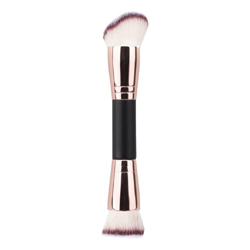 Frauen Make-up Pinsel Kosmetische doppelte professionelle professionelle flache Top Synthetic Kabuki für Foundation Lose Pulver Blushadow Contour Concealer B von SHINROAD