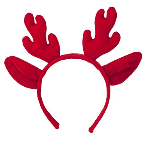 Frauen Weihnachten Stirnband Festliche Geweih Haarband Dekor Haar Hoop Rentier Design Kopfbedeckung Elastisch Bequem Weihnachten G von SHINROAD