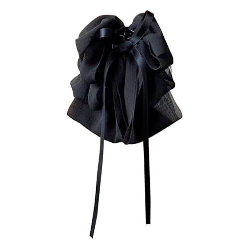 Grip Haarnadel mit starker Bogenknotenform Faux Pearls Dekorative Haarclip -Strass -Accessoire für Frauen Pailletten verziert F von SHINROAD