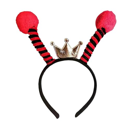 Haarbänder für Geburtstagsparty, Biene, für Halloween, Weihnachten, festliche Partys, Themen-Haarreifen, Urlaub, lustiges Zubehör, Zubehör, Rot / Schwarz Haarbänder für Geburtstagsparty, Biene, für Halloween, Weihnachten, festliche Partys, Themen-Haarreifen, Urlaub, lustiges Zubehör, Zubehör, Rot / Schwarz von SHINROAD
