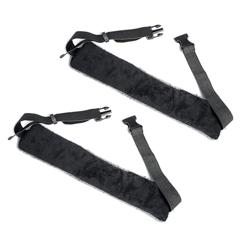 Kompakte Reise Kissen Autositz Kopfstütze Verstellbares Riemen für Flugzeuge Autos Universal Neck Head Support Band 2pcs von SHINROAD