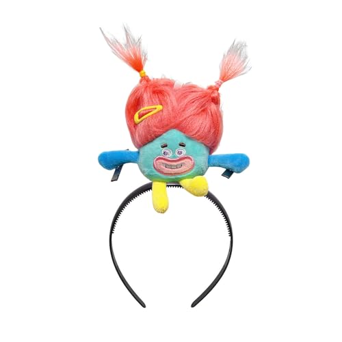 Lustiges Stirnband Maus Cartoon Tier Dekor Plüsch Kopfbedeckung für einzigartiges Tierthema Haarschmuck Kostüm I von SHINROAD