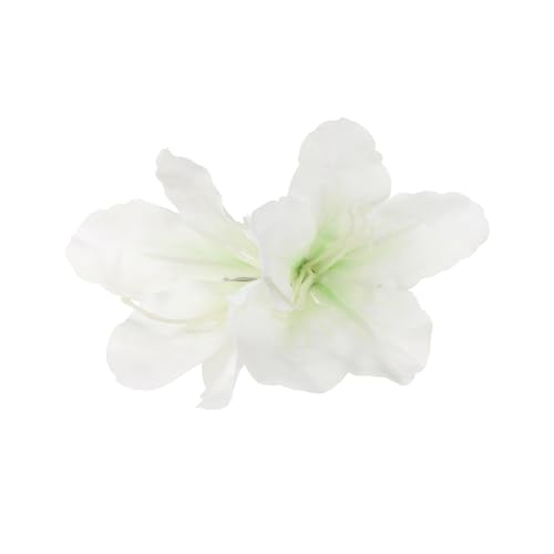 Metall Haarnadel Frauen Sommer Blumenhaarclip Nachahmungsnadel Böhmenstil Brautpons Accessoire Bunte langlebige Barrette glänzende Plastik für jeden Tag Weiß von SHINROAD