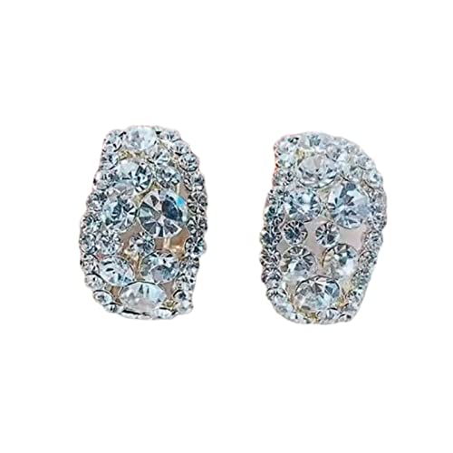 SHINROAD 1 Paar Ohrhänger mit Kunstkristall, elegant, Hochzeitsschmuck, Metalllegierung, Sekundärer Stein SHINROAD 1 Paar Ohrhänger mit Kunstkristall, elegant, Hochzeitsschmuck, Metalllegierung, Sekundärer Stein von SHINROAD