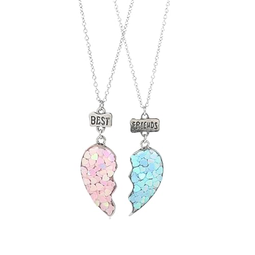 SHINROAD 2 x Damen-Armbänder, beliebt, passend zu allen Herzen, Halsketten, Armbänder, Metalllegierung, Sekundärer Stein von SHINROAD