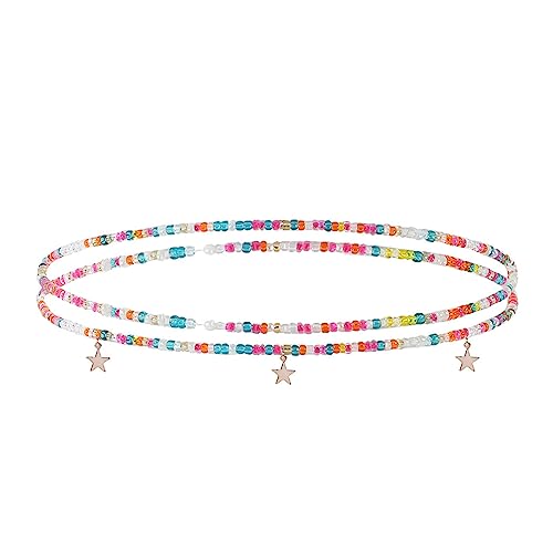 SHINROAD Damen Taillenkette, dekoriert charmanten Strand-Bikini, Schmuck, Bauchkette, Metalllegierung, Sekundärer Stein von SHINROAD