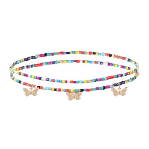 SHINROAD Damen Taillenkette, dekoriert charmanten Strand-Bikini, Schmuck, Bauchkette, Metalllegierung, Sekundärer Stein von SHINROAD