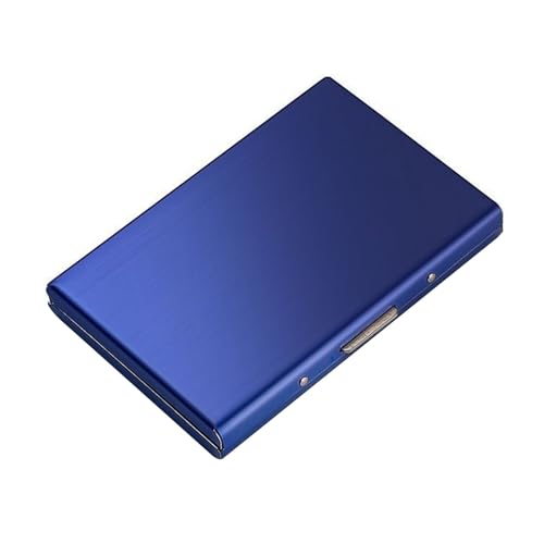 SHINROAD Edelstahl-Kreditkartenhalter Slim Metal Case RFID Blocking Wallet für bis zu 10 Karten Leichter tragbarer Organisator Compact Anti-Diebstahl Königsblau SHINROAD Edelstahl-Kreditkartenhalter Slim Metal Case RFID Blocking Wallet für bis zu 10 Karten Leichter tragbarer Organisator Compact Anti-Diebstahl Königsblau von SHINROAD
