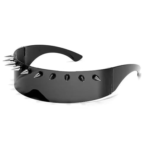 SHINROAD Einzigartige Sonnenbrille, Unisex, Metallnieten, Party, leicht, Retro-Brille für Männer und Frauen, trendiger UV-Schutz, Schattierungen, auffällig SHINROAD Einzigartige Sonnenbrille, Unisex, Metallnieten, Party, leicht, Retro-Brille für Männer und Frauen, trendiger UV-Schutz, Schattierungen, auffällig von SHINROAD