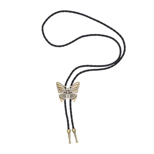 SHINROAD Ethnische Halskette Ziehbarer Quaste Women's Butterfly Symmetrische verstellbare Kunstleder geflochtene Retro -Stil -Party Club Golden SHINROAD Ethnische Halskette Ziehbarer Quaste Women's Butterfly Symmetrische verstellbare Kunstleder geflochtene Retro -Stil -Party Club Golden von SHINROAD
