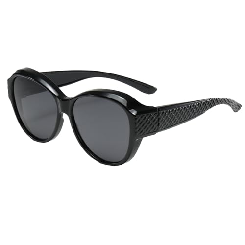 SHINROAD Hochwertige Sonnenbrille mit UV400-Schutz, polarisiert, für Brillenträger, passt über Männer und Frauen, kratzfester, flexibler Rahmen, A SHINROAD Hochwertige Sonnenbrille mit UV400-Schutz, polarisiert, für Brillenträger, passt über Männer und Frauen, kratzfester, flexibler Rahmen, A von SHINROAD