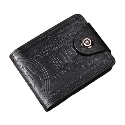 SHINROAD Männer Faux Leder Brieftasche brauner Retro tragbar wasserdichte, schlanke zweifache kurzes multifunktionales Bargeldmuster Kreditkarte Inhaber großer Kapazität Schwarz Schwarz SHINROAD Männer Faux Leder Brieftasche brauner Retro tragbar wasserdichte, schlanke zweifache kurzes multifunktionales Bargeldmuster Kreditkarte Inhaber großer Kapazität Schwarz Schwarz von SHINROAD