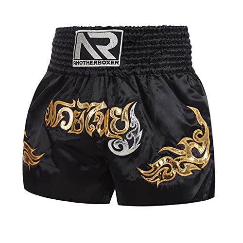 SHINROAD Muay Thai-Shorts für Kinder, elastisch, atmungsaktiv, Muay Thai, Kordel-Design, Kickbox-Shorts für Herren SHINROAD Muay Thai-Shorts für Kinder, elastisch, atmungsaktiv, Muay Thai, Kordel-Design, Kickbox-Shorts für Herren von SHINROAD