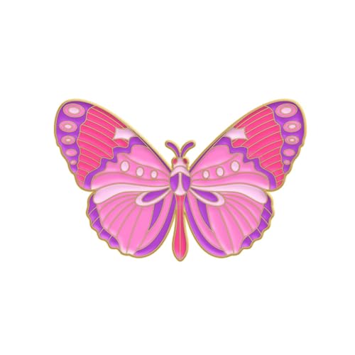 SHINROAD Schmetterlings-Anstecknadel, Kleidungszubehör, kreative Damen-Brosche für Schal, Anzug, Kleidung, Metalllegierung, Sekundärer Stein von SHINROAD