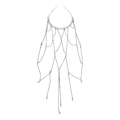 Stirnband mit Quasten -Tröpfchen -Design Girls Frauen Nachahmung Perlen langlebige Legierungshaarzubehör für Hochzeiten Geburtstage Partys bequem robust Silber von SHINROAD