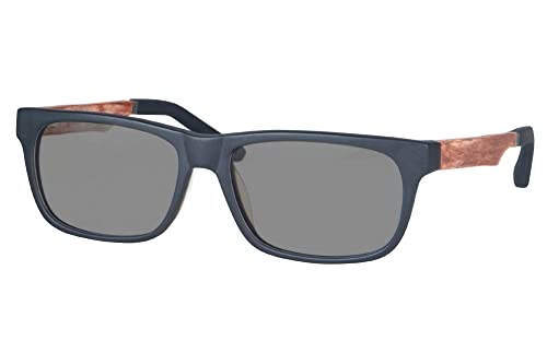 SHINU Platz Kurzsichtig Sonnenbrille Maenner Polarisierte Myopie Objektiv Holz Kurzsichtig Sonnenbrille-1,0-1,5-1,75-2,0-ZF112(matt black-grey lens myopia 1.25) von SHINU