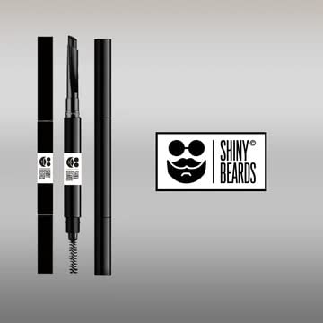 SHINY BEARDS - Bleistift-Bartfüller für Herren - Dunkelblond - UK vertrauenswürdige Marke von SHINY BEARDS