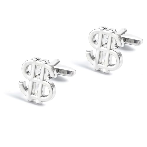 Originelle Manschettenknöpfe – Manschettenknöpfe mit Fantasie-Motiv – Partyzubehör oder Kostüm, Hemd und Jacke, Smoking, Dollar, One size Originelle Manschettenknöpfe – Manschettenknöpfe mit Fantasie-Motiv – Partyzubehör oder Kostüm, Hemd und Jacke, Smoking, Dollar, One size von SHIPITNOW