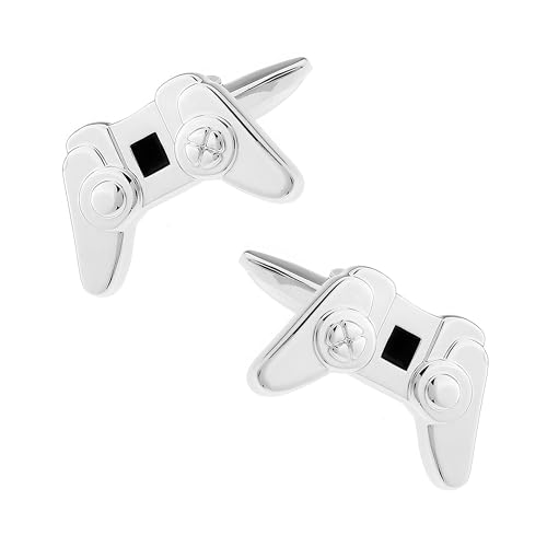 Originelle Manschettenknöpfe – Manschettenknöpfe mit Fantasie-Motiv – Partyzubehör oder Kostüm, Hemd und Jacke, Smoking, Videospiel-Controller, One size von SHIPITNOW