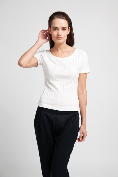 SHIPSHEIP CORA - Damen Shirt in Ripp-Optik aus Bio-Baumwolle von SHIPSHEIP