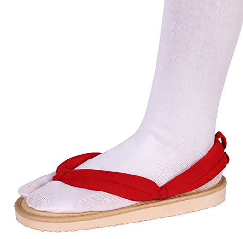 SHIRENYU Demon Slayer Kleidung Dekoration, Clogs, Sandalen Und Hausschuhe, Strohsandalen, Cosplay Party Requisiten FüR Anime Fans（Rengoku Kyoujurou） von SHIRENYU