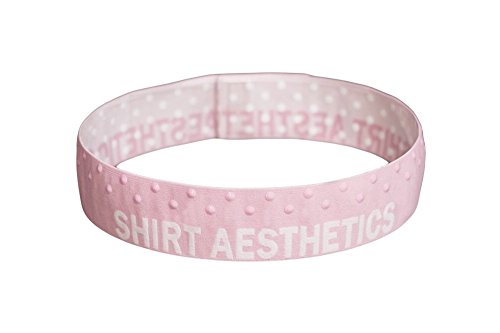SHIRT AESTHETICS Shirt Stays (Hemd-Halter) - Fixiert das Hemd in der Hose! In 4 Farben und 4 Größen (XL, Pink&White) von SHIRT AESTHETICS