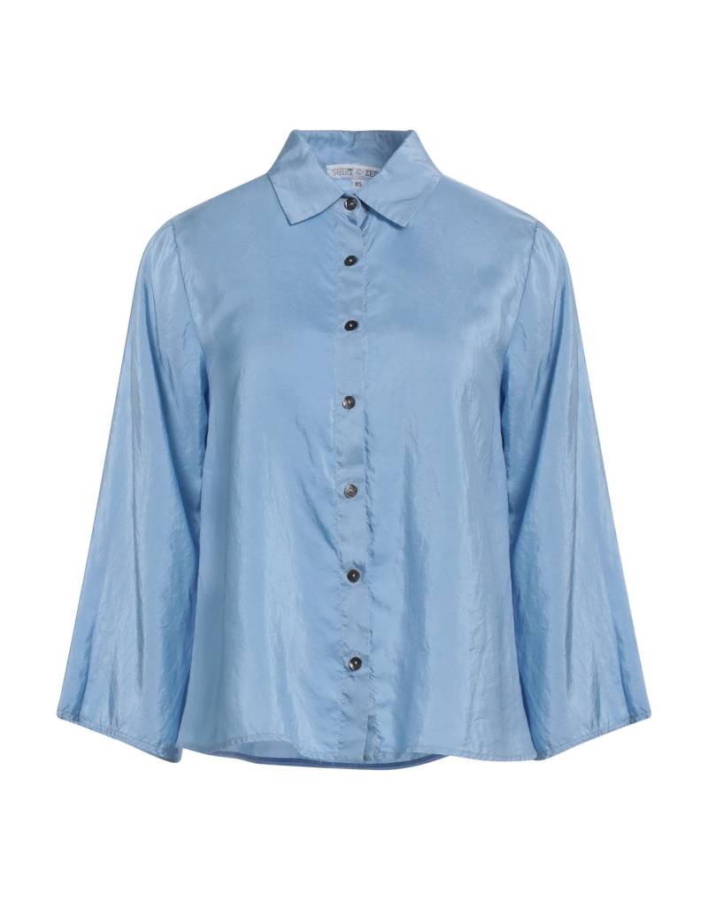 SHIRT C-ZERO Hemd Damen Himmelblau von SHIRT C-ZERO
