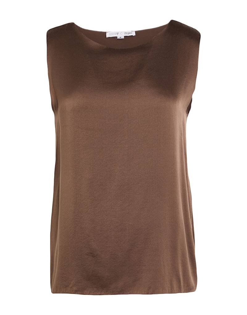 SHIRT C-ZERO Top Damen Schokobraun von SHIRT C-ZERO