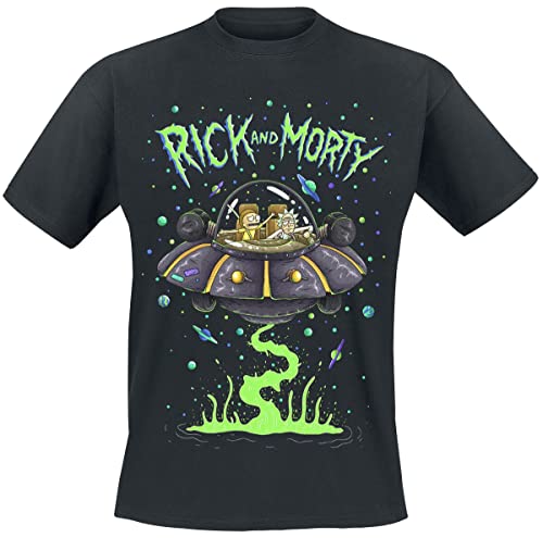 SHIRT Rick and Morty Spaceship Männer T schwarz M 100% Baumwolle Fan-Merch, TV-Serien, Zeichentrick SHIRT Rick and Morty Spaceship Männer T schwarz M 100% Baumwolle Fan-Merch, TV-Serien, Zeichentrick von SHIRT